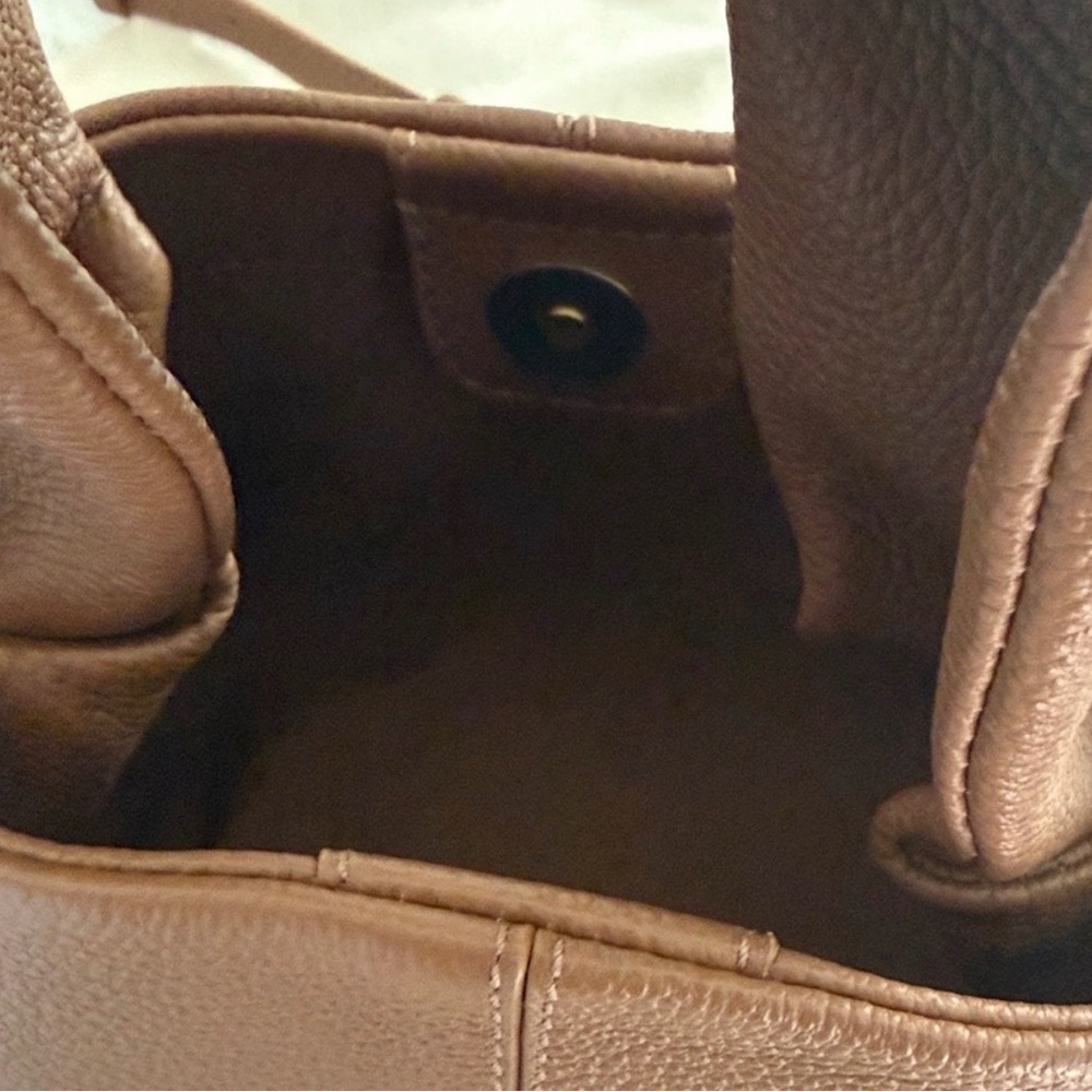 Polene Numero Neuf Mini Textured Camel - Picture 14 of 15